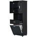 Tall Bathroom Cabinet With Tilt-Out Laundry Basket And Upper Storage Hearth and Haven