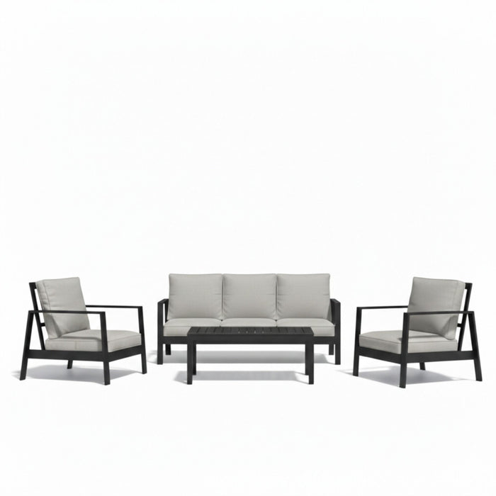 Modern 5 Seat Outdoor Patio Furniture Set With Coffee Table