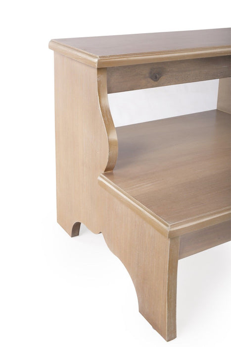 Manufactured Wood Backless Chair - Natural