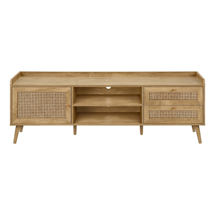 TV Stand, Console, Media Entertainment Center, Storage Cabinet, Transitional 8th Street