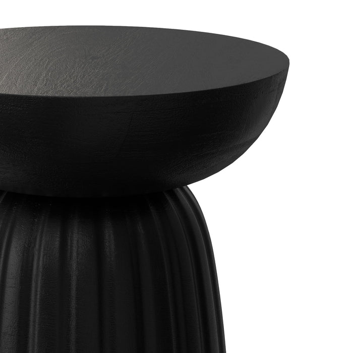 Boyd - Stripe Accent Table - Black Simpli-Home
