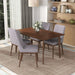 Carlos - Dining Table And 4 Side Chairs - Oak Ashcroft Furniture