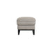 Aaron - Leather Ottoman - Mist Gray New Classic