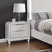 Nightstand With 2 Drawers Bedside Table - White Home Essentials