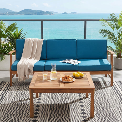Perla - 3 Seater Sofa And Table Set Noble House