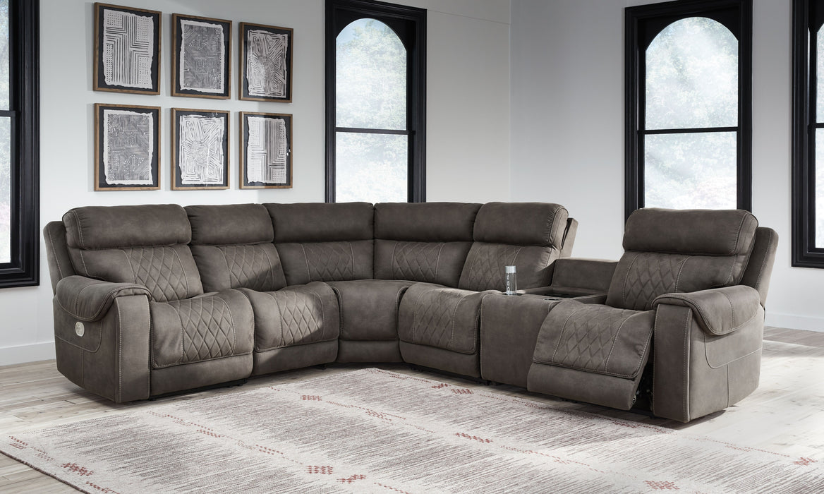 Hoopster - Raf Zero Wall Power Recliner - Gunmetal Signature Design by Ashley®