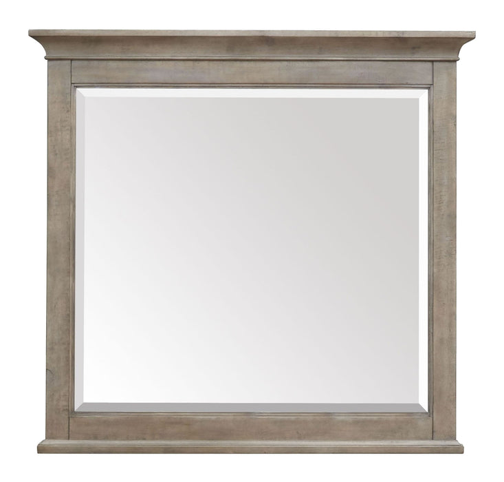Paxton Place - Wood Landscape Mirror - Dove Tail Gray Magnussen Furniture