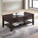 Simple Style Table With Shelf Home Essentials