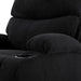 Adjustable Manual Recliner, Ergonomic Lounge Chair With Phone Holder And 2 Cup Holders Home Essentials