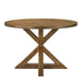 Wallace II - Dining Table - Weathered Oak ACME