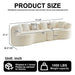 Sectional Sofa, Oversized 4 Seater With Deep Seat Design Home Essentials