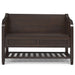 Connaught - Entryway Storage Bench With Shelf - Chestnut Simpli-Home