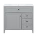 Bathroom Vanity With Sink, Cabinet With 3 Drawers And Adjustable Shelf Hearth and Haven