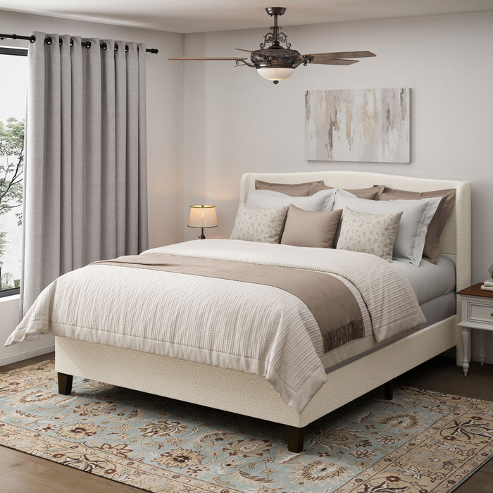 Platform Bed Frame With Tall Headboard And High Footboard Home Essentials