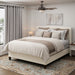 Platform Bed Frame With Tall Headboard And High Footboard Home Essentials