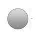 Round Framed Dimmable ED Bathroom Mirror With Anti Fog Daily Nest