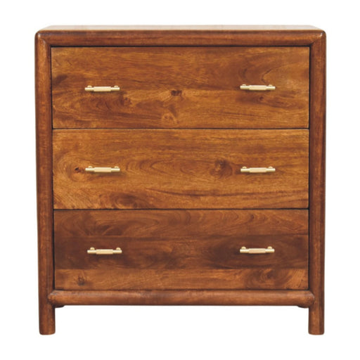 Regency - 3 Drawer Chest - Brown Artisan Furniture