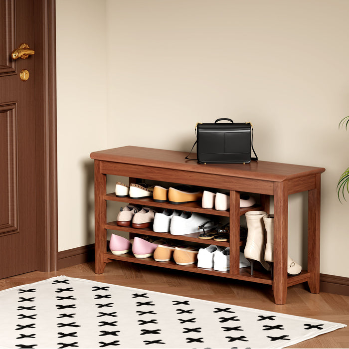 Multi Functional Double Layer Shoe Stool Home Essentials