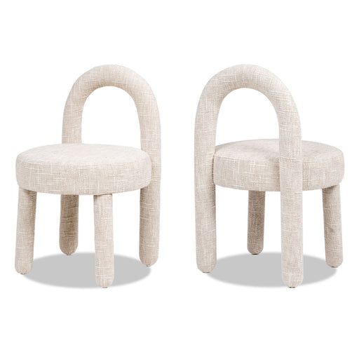 Penny - Round Arched Fully Upholstered Dining Side Chair (Set of 2) Jennifer Taylor Home