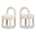 Penny - Round Arched Fully Upholstered Dining Side Chair (Set of 2) Jennifer Taylor Home