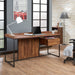 Sara - Writing Desk - Walnut & Sandy Black ACME