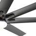 66" Ceiling Fan With Dimmable LED Light, 8 Blades, Smart Remote Control, Reversible DC Motor, For Home Office - Matte Black Daily Nest