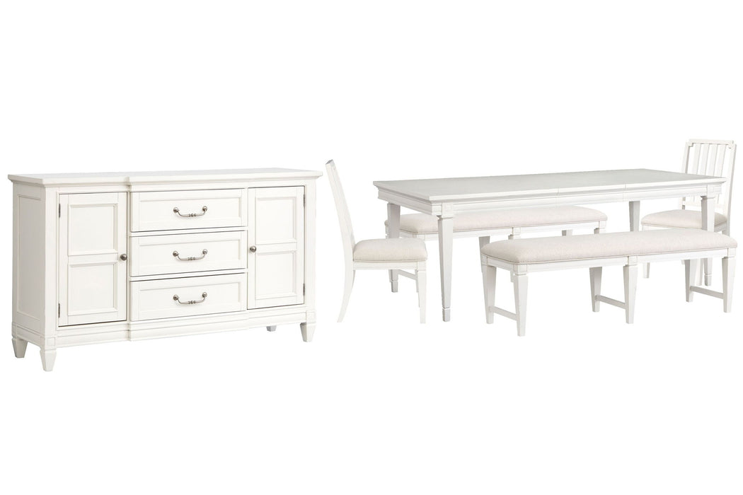 Willowbrook - Extendable Rectangular Dining Table Set Magnussen Furniture