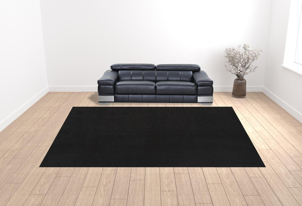 12' X 15' Power Loom Area Rug - Black