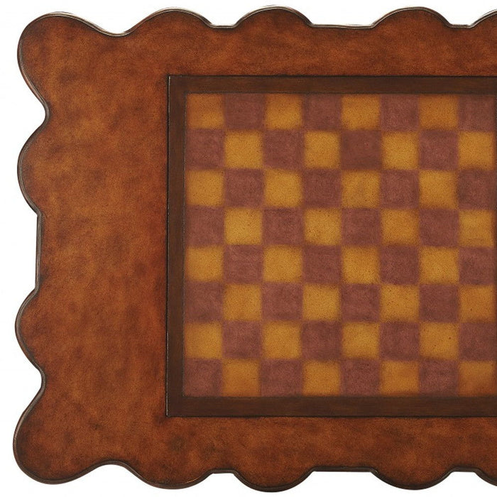 Traditional Game Table - Brown