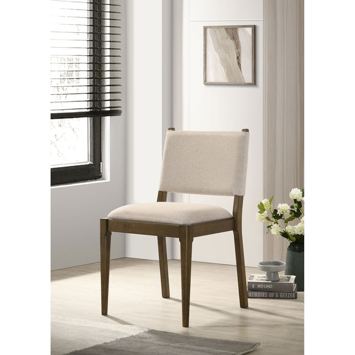 Crispin - Upholstered Dining Chair (Set of 2) - Brown Furniture Max
