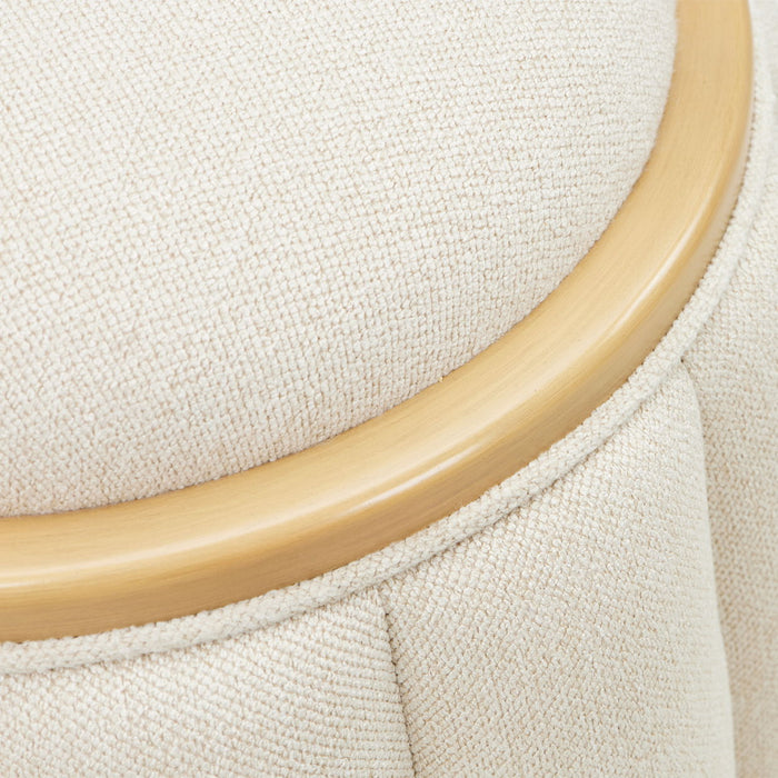 Camellia Field - Round Bench Michael Amini