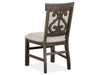 Bellamy - Dining Side Chair With Upholstered Seat & Back (Set of 2) - Dark Brown Magnussen Furniture