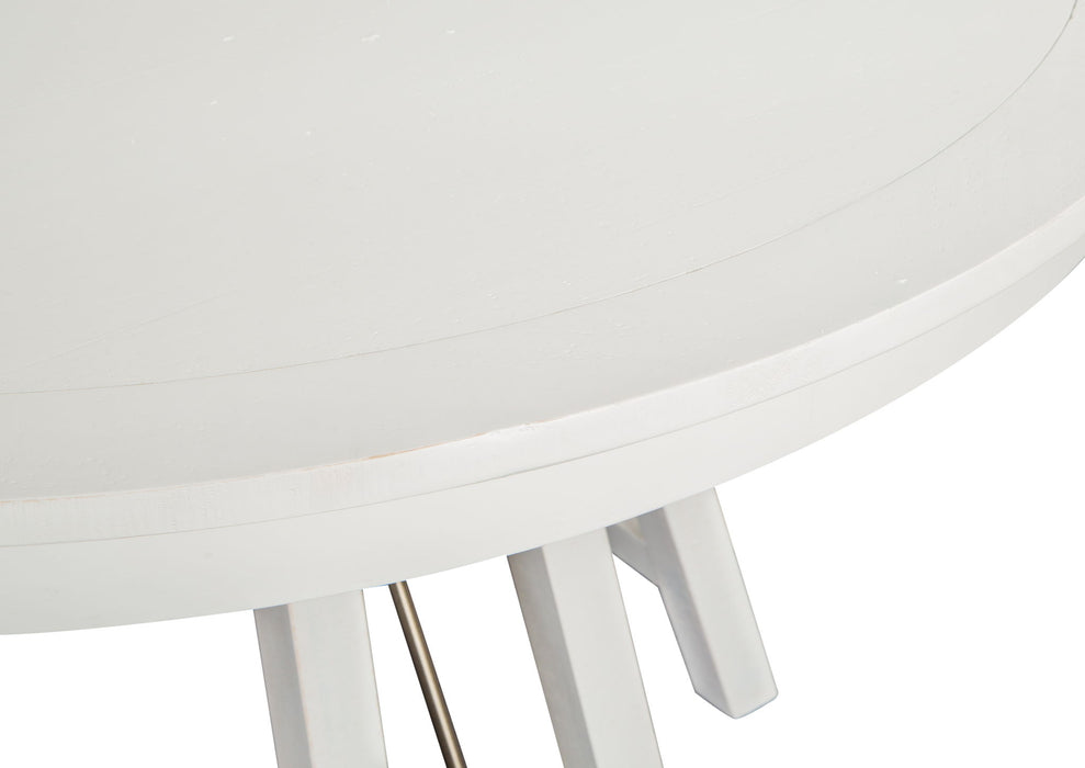 Heron Cove - Round Dining Table - Chalk White Magnussen Furniture
