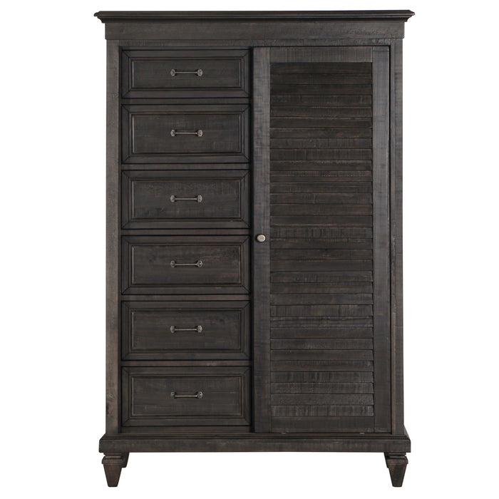 Calistoga - Gentleman's Chest - Weathered Charcoal Magnussen Furniture