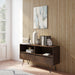 Chase - Low Bookcase - Rustic Natural Aged Brown Simpli-Home