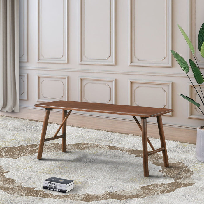 Molly - Bench - Walnut Brown Ashcroft Furniture