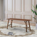 Molly - Bench - Walnut Brown Ashcroft Furniture