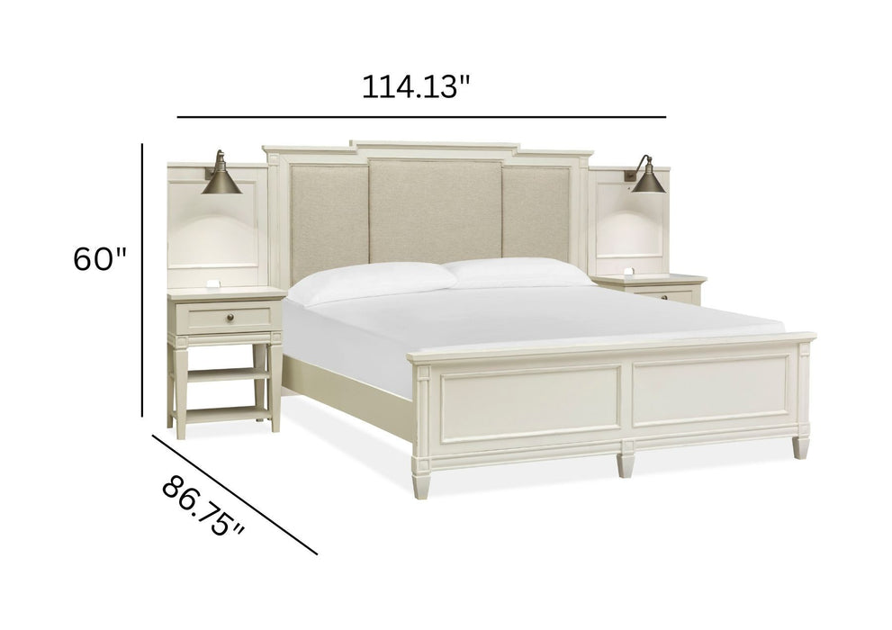 Willowbrook - Upholstered Wall Panel Bed Magnussen Furniture