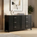 Opel - 6 Drawer Dresser - Black Matrix Furniture Group