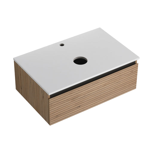 Wall Mounted Bathroom Vanity & 1 Soft Close Drawer (Excluding Sink) Home Essentials