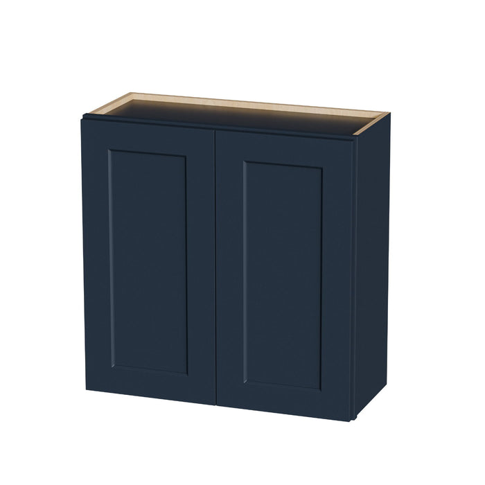 Shaker Wall Cabinet With Soft Close Hinges, Adjustable Shelves, Double Door Home Essentials