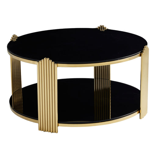 Round Table With Double Layer Storage Home Essentials