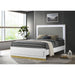 Sophia - Panel Bed With LED Headboard Furniture Max