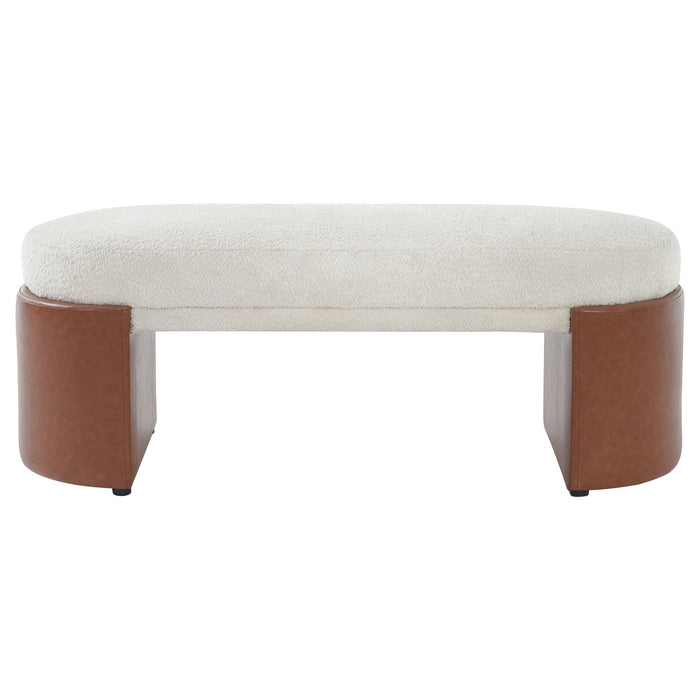 Upholstered Indoor Dining Bench Noble House