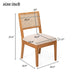 Compact Ergonomic Upholstered Side Chairs (Set of 2) Home Essentials