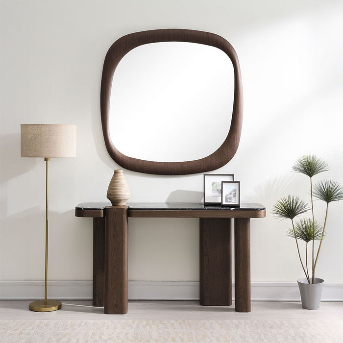 Dana - Accent Mirror - Dark Walnut ACME