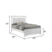 Blaze - Modern Bedroom Set With LED Headboard Matrix Furniture Group