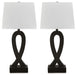 Markellton - Poly Table Lamp (Set of 2) - Black Signature Design by Ashley®