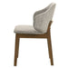 Oleia - Side Chair (Set of 2) - Chenille & Walnut ACME