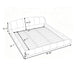 Upholstered Platform Bed Frame, Low Profile Floor Bed, No Box Spring Required Home Essentials